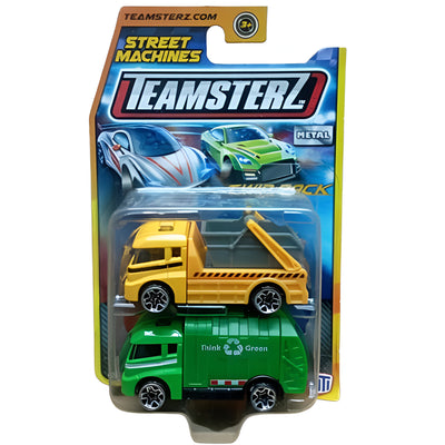 Toysmart: Tz S/M Die Cast Vehículo X 2 Recolector-Grúa_001