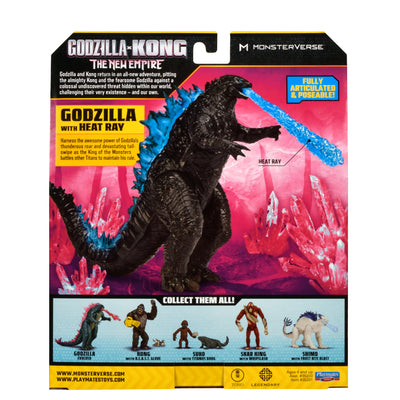 Godzilla X Kong El Nuevo Imperio Fig. Básica 6" Godzilla Con Rayo De Calor - Toysmart_003