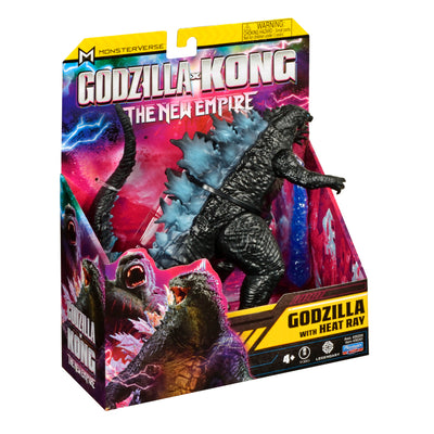 Godzilla X Kong El Nuevo Imperio Fig. Básica 6" Godzilla Con Rayo De Calor - Toysmart_001