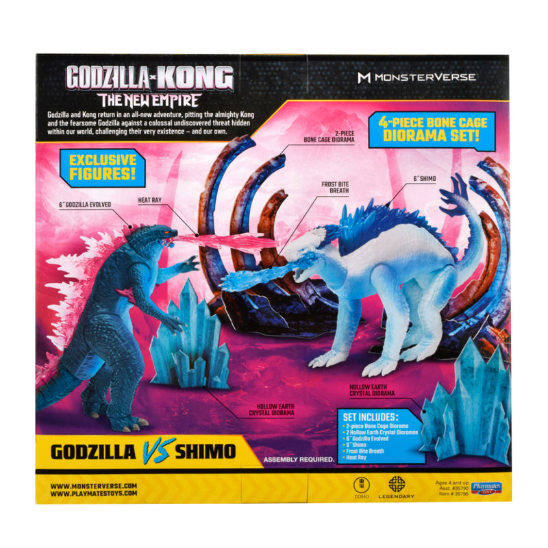 Godzilla X Kong El Nuevo Imperio Vs. 2 Pack Fig.6" X 2 Shimo Vs Godzilla - Toysmart_003