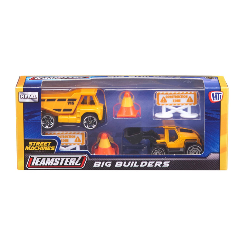 Tz S/M Veh. Constructor Die Cast X 1 Volqueta Y Cargadora - Toysmart_001