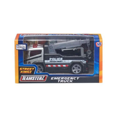 Tz S/K Camiones Emergencia X 1 Grua De La Policia - Toysmart_001