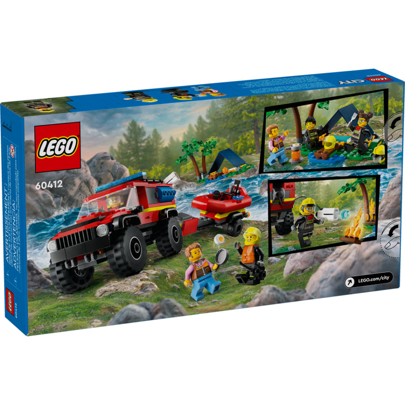 Lego®City: Camión De Bomberos 4X4 Con Barco De Rescate - Toysmart_003