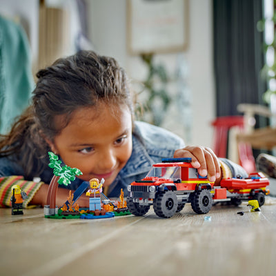 Lego®City: Camión De Bomberos 4X4 Con Barco De Rescate - Toysmart_004