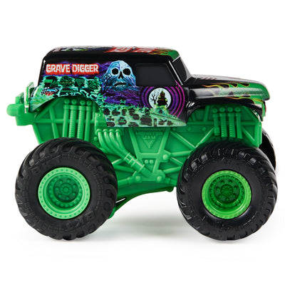 Monster Jam Camión C/Sonidos X 1 Escala 1:43 Rev N' Spin Grave Digger - Toysmart_002