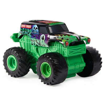 Monster Jam Camión C/Sonidos X 1 Escala 1:43 Rev N' Spin Grave Digger - Toysmart_003