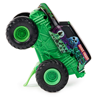 Monster Jam Camión C/Sonidos X 1 Escala 1:43 Rev N' Spin Grave Digger - Toysmart_004