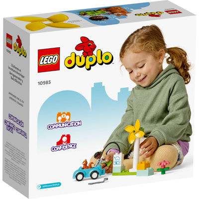 LEGO® Aerogenerador y Coche Eléctrico