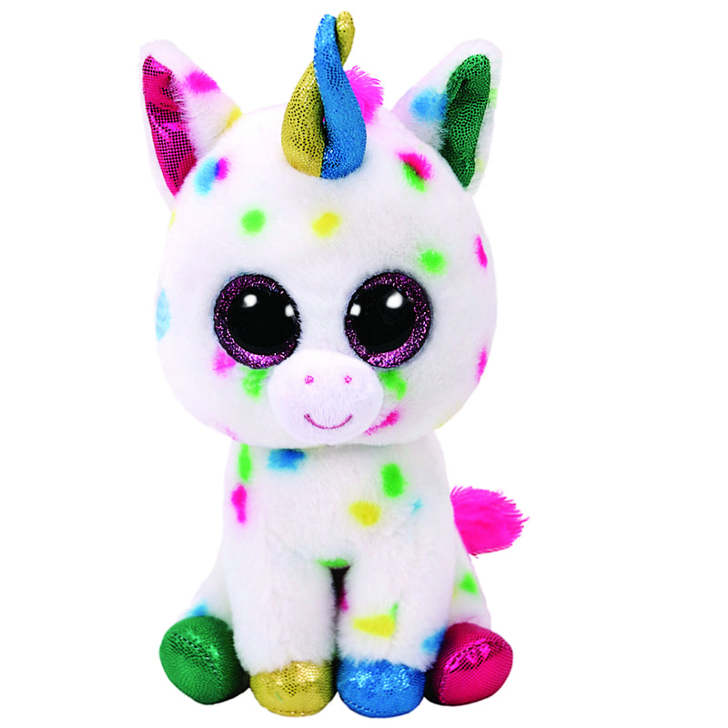 Ty Beanie Boos Harmonie Unicornio Moteado Mediano