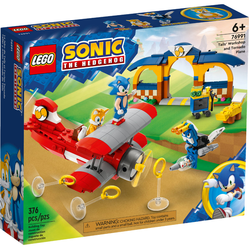 Lego® Sonic: Taller Y Avión Tornado De Tails_001