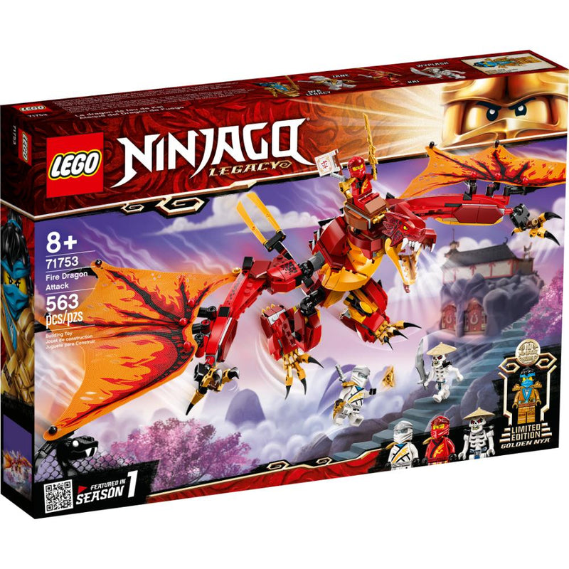 LEGO® NINJAGO® Legacy: Ataque del Dragón de Fuego (71753)_001