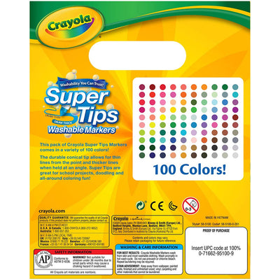Marcadores Lavables Supertips X100 Crayola_003