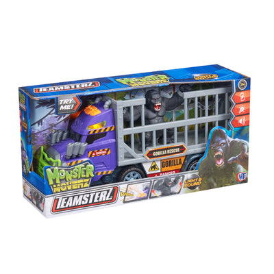 Tz Monster Moverz Set Rescate De Gorila