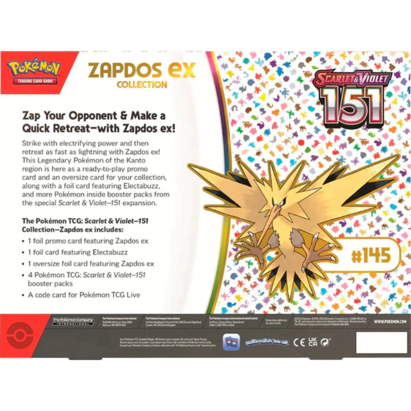 Pokemon Tcg Sv-151-Zapdos Ex Eng