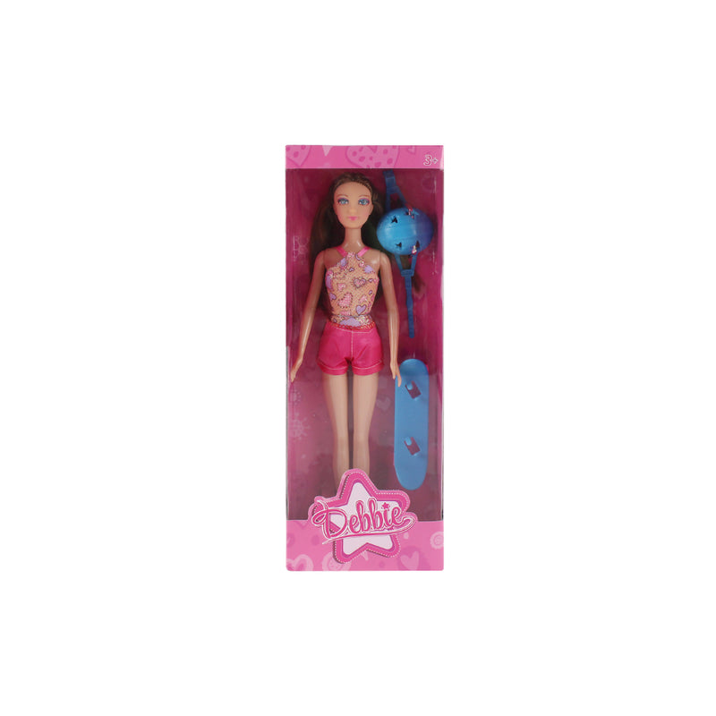 Debbie Muñeca Set Deportista-Fuscia - Toysmart_001