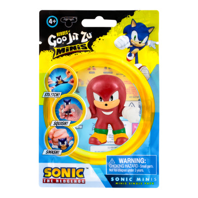Goo Jit Zu Sonic Mini Figuras X 1 Metallic Knuckles