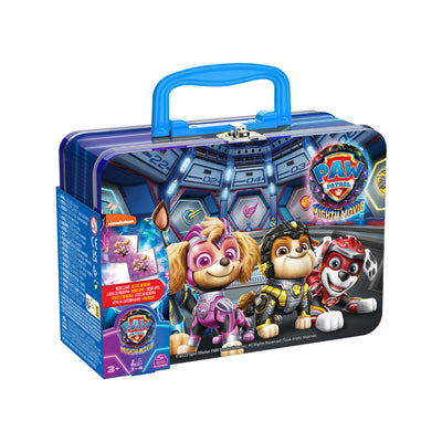 Paw Patrol Mighty Movie Juego De Memoria Mini Lata-Azul