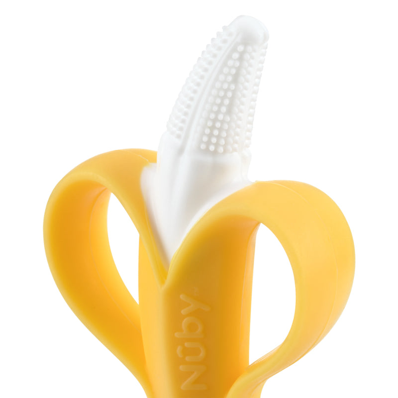 Nuby: Masajeador De Encías En Forma De Plátano Con Agarraderas_004