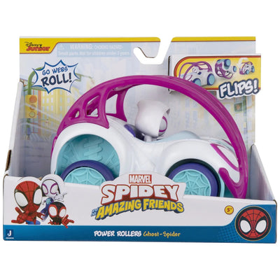 Spidey Vehículo Power Roller Pull Back Ghost Spider - Toysmart_001