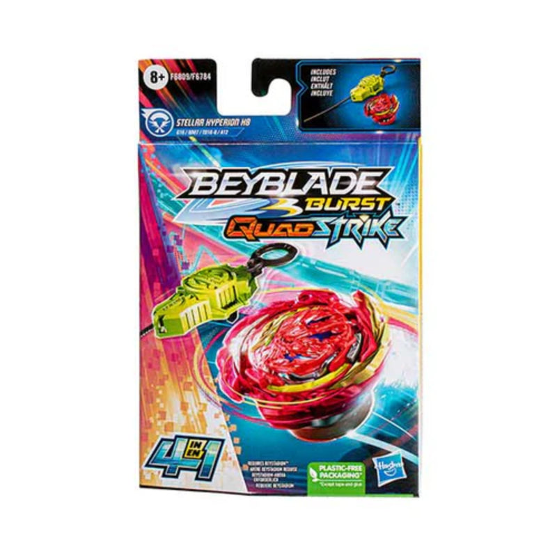 Beyblade Quadstrike Starter Pack Ast - Stellar  Hiperion - Toysmart