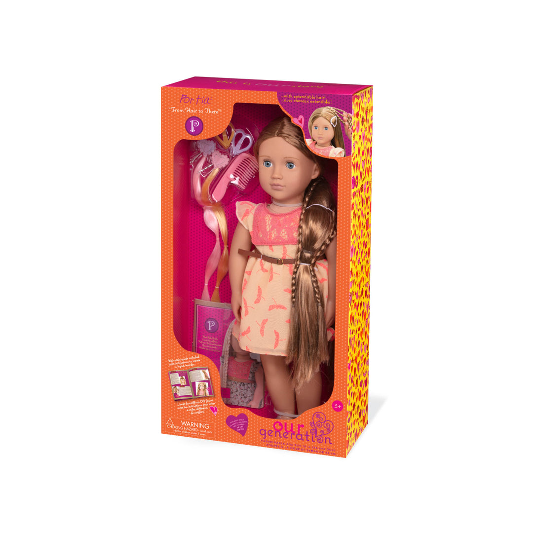 Our Generation Muneca Pelo Largo Portia 46cm Toysmart Colombia