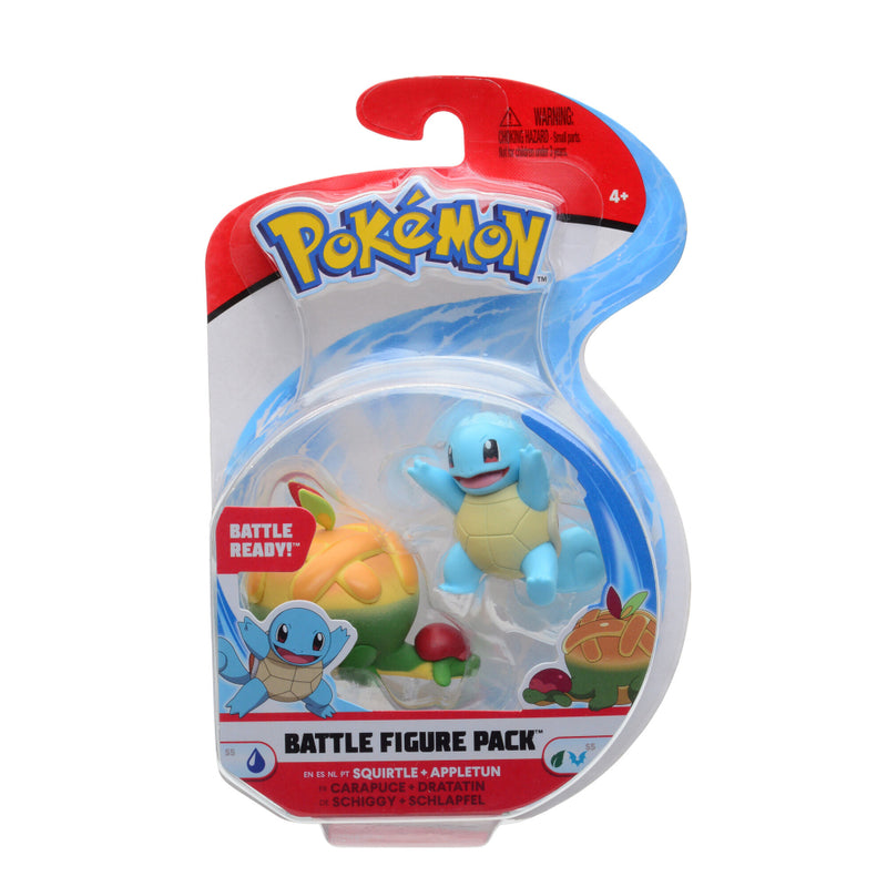 Pokémon Figuras De Batalla X2 Squirtle - Appletun_001
