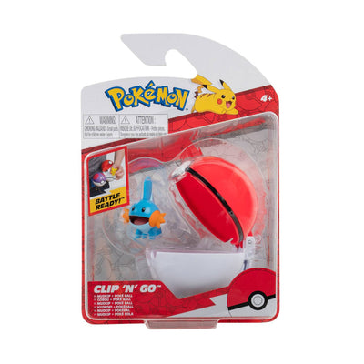 Pokémon Clip N Go C/Figura De Batalla 2" Mudkip - Toysmart