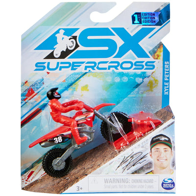 Supercross Motocicleta Die Cast 1:24 Kyle Peters - Toysmart