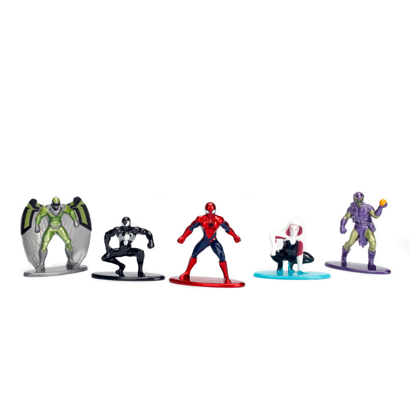 Nano Metal Marvel Figuras X 5 1.65" Spiderman - Toysmart_002