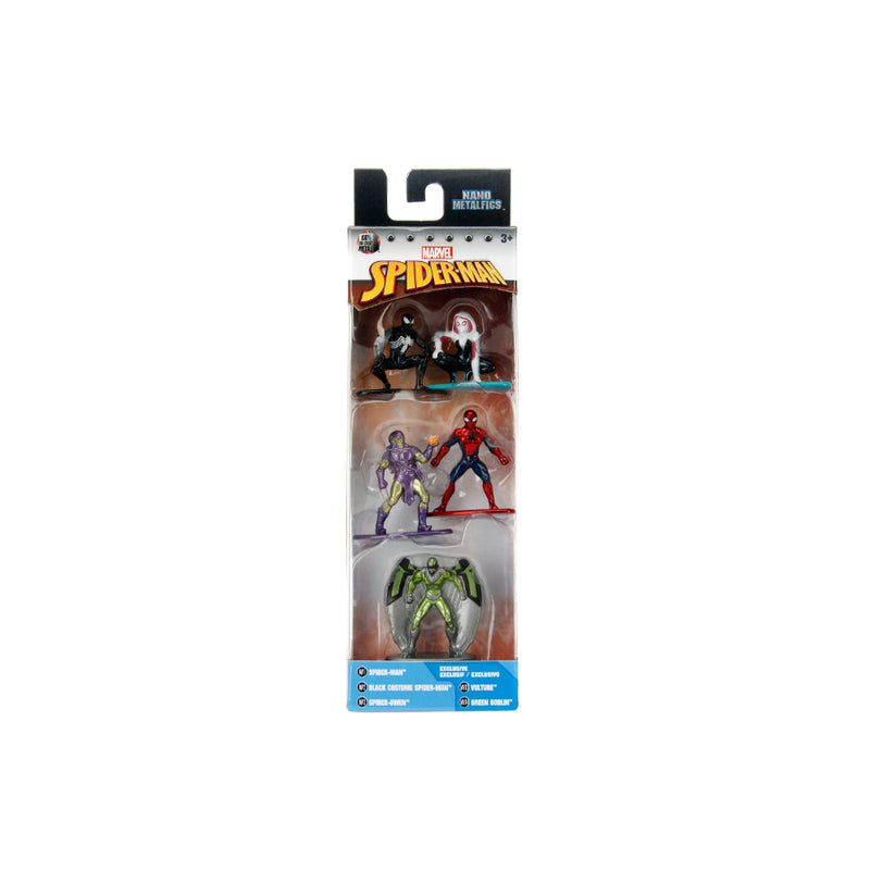 Nano Metal Marvel Figuras X 5 1.65" Spiderman - Toysmart_001