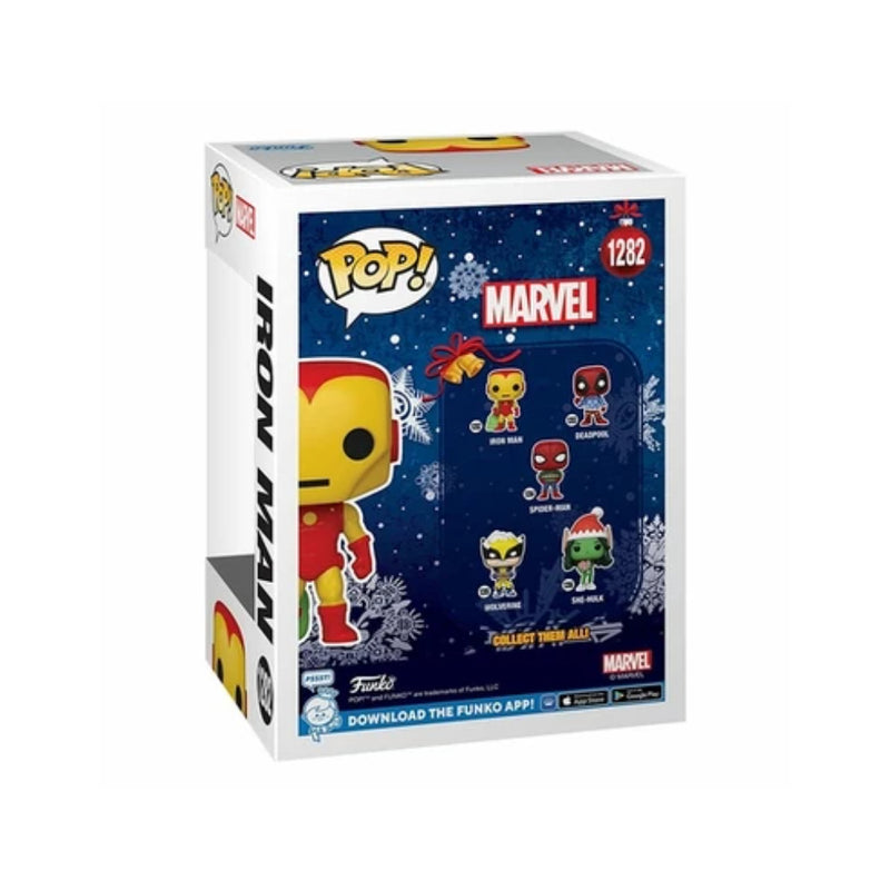 Pop Marvel: Holiday- Iron Man W/Bag - Toysmart_003