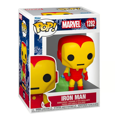 Pop Marvel: Holiday- Iron Man W/Bag - Toysmart_001