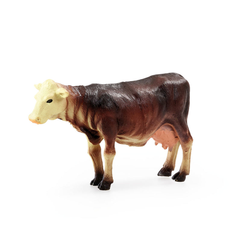 Figura Animales De Granja Vaca Marrón - Awesome Animals - Toysmart_001