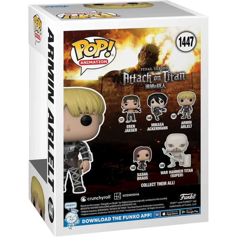 Pop Animation:  Aot S5- Armin Arlert Clasico Fig. Vinil - Toysmart_003