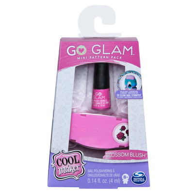 Go Glam Repuesto Estampado Uñas Mini Con Esmalte Blossom Blush_001
