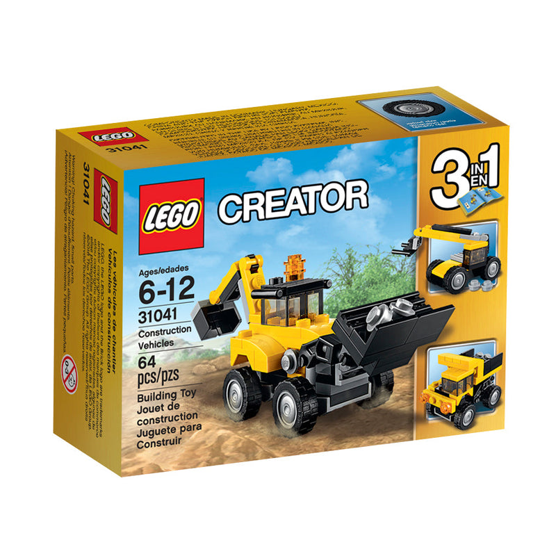 LEGO® Creator 3 en 1 Vehículo de Construcción (31041)