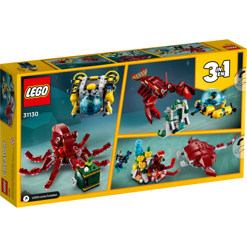 LEGO® Creator 3en1 Misión del Tesoro Hundido (31130)