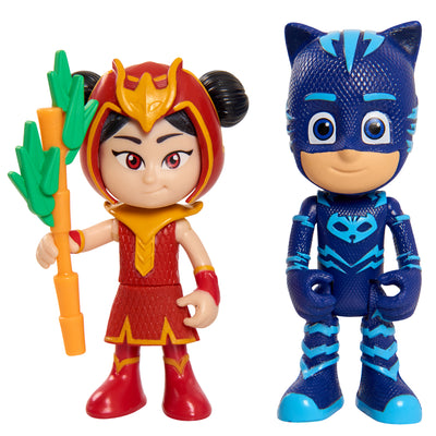 Pj Masks Héroes Y Villanos - Cat Boy & Anyu