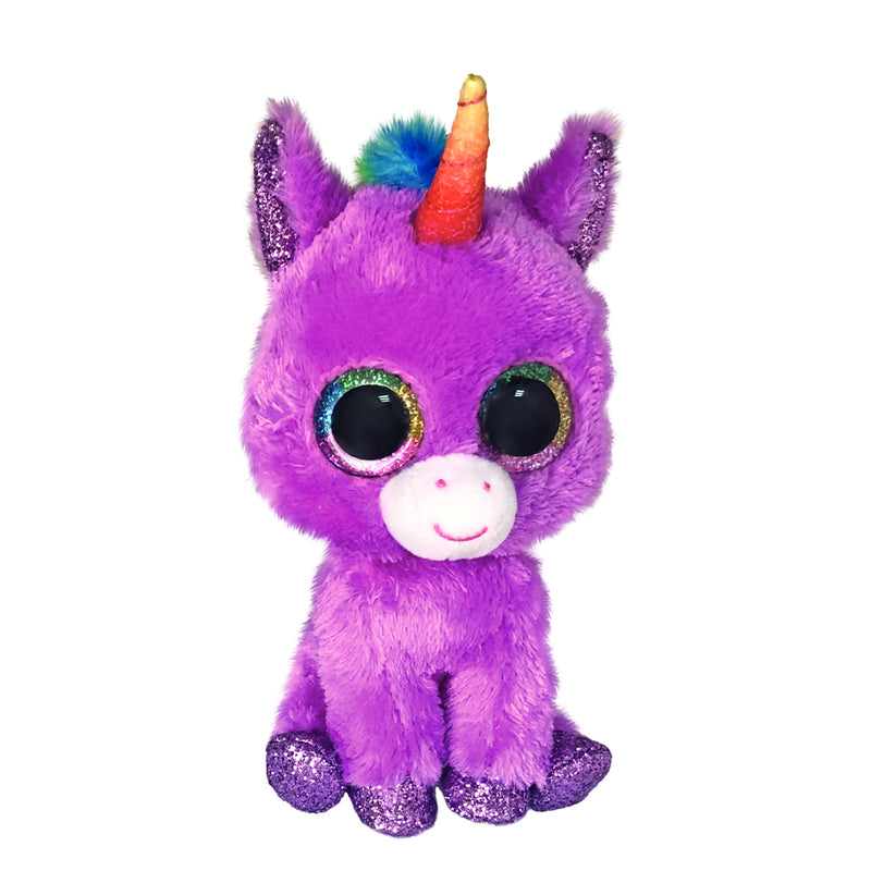 Ty Beanie Boos Rosette Unicorn Púrpura Regular