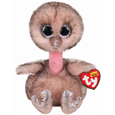 Ty Beanie Boos Henna Avestruz Puntas Marrones Mediano