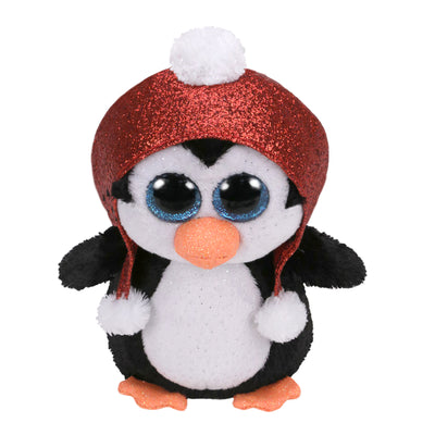 Ty Beanie Boos Gale Pinguino Navideño Regular
