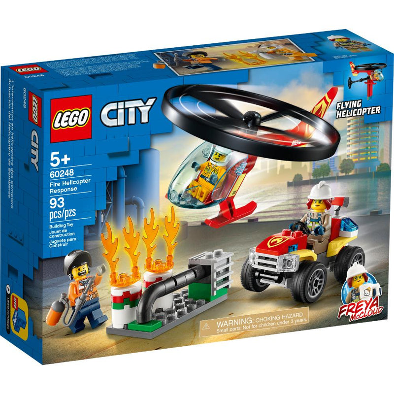 LEGO City Actuación Del Helicóptero De Bomberos