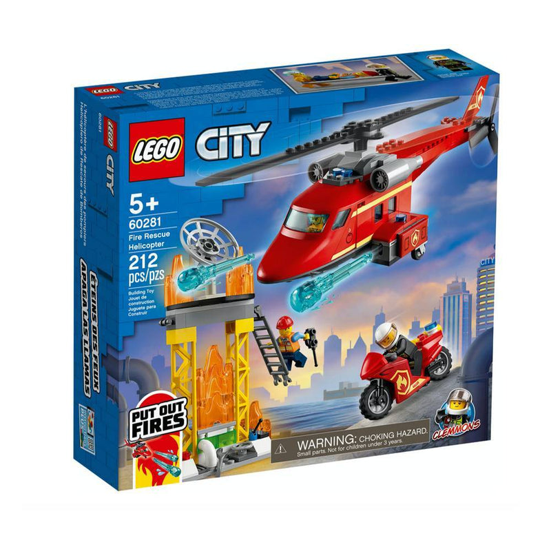 Lego® City: Helicóptero De Rescate De Bomberos