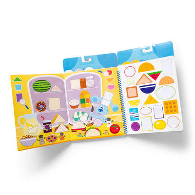 Melissa & Doug Blues Clues Stickers Reutilizables - Formas/Colores_003