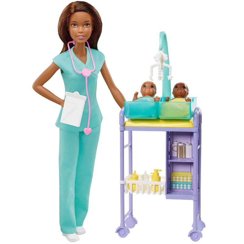 Barbie Set de muñecas con Profesiones_004