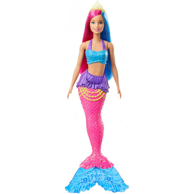 Barbie Dreamtopia Sirena Cabello Fucsia/Azul