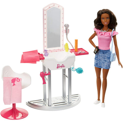 Barbie Muñeca Y Muebles Salon De Belleza
