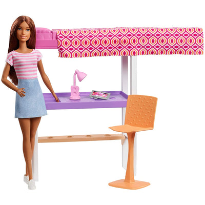 Barbie Muñeca Y Muebles Dormitorio