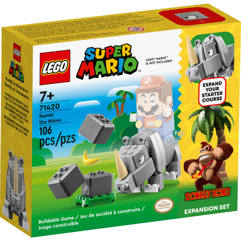 Lego® Super Mario Set De Expansión: Rambi, El Rinoceronte