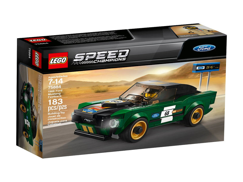 LEGO® Speed Champions Ford Mustang Fastback de 1968 (75884)